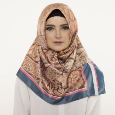 Hijabstore - Moshaict By Itang Yunasz AL 162 - Brown Wooden Craft Graphic