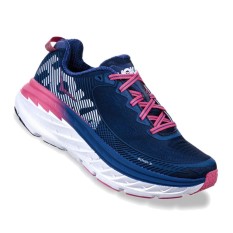 Hoka One One Bondi 5 - Sepatu Lari Wanita - Navy