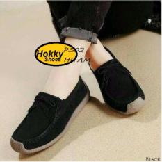 Hokky Shoes Flat/ Sepatu Flat Wanita PS02 HITAM/ Sepatu Flat Casual Cewek/ Murah Hot Sale