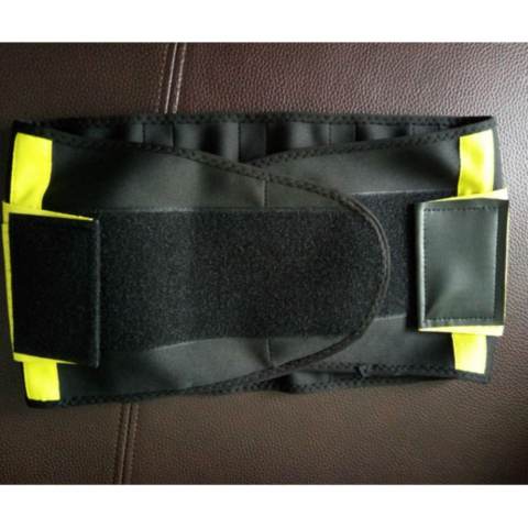 Hola Wanita Badan Shaper Yg Melangsingkan Pinggang Shaper Sabuk Korset Firm Pengendali Pinggang Latihan (Kuning)-Internasional 3