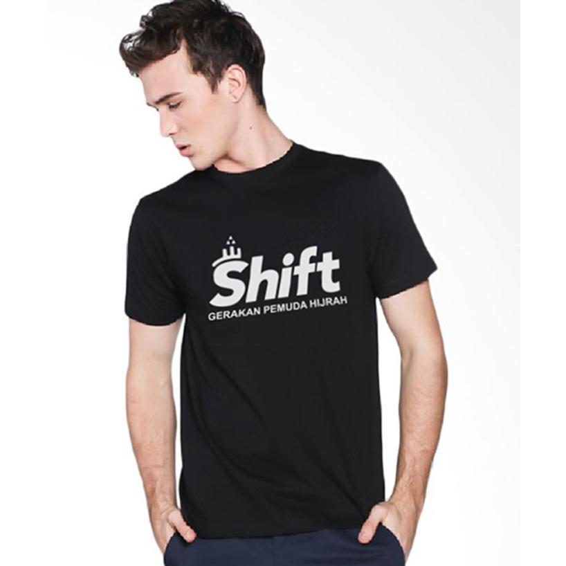 Hujjah - Kaos Islam Kaos Muslim / T-Shirt Shift Pemuda Hijrah - Pria - Model 2