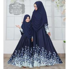Humaira99 Gamis Syari Couple Ibu Anak Dress Hijab Muslimah Atasan Wanita Maxmara Cindy
