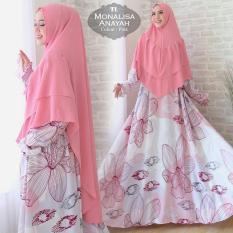 Humaira99 Gamis Syari Jumbo Muslim Dress Hijab Muslimah Atasan Wanita Monalisa XXL