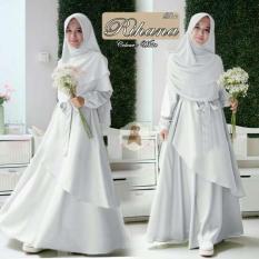 Humaira99 Gamis Syari Muslim Polos Jumbo Maxmara Spandek Rihana