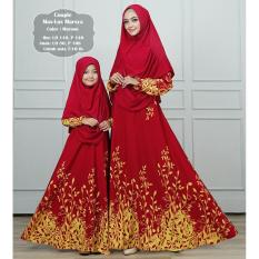 Humaira99 Gamis Syari Muslim Couple Ibu dan Anak Dress Hijab Atasan Wanita Maxmara