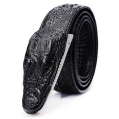 Ikat Pinggang 3D Model Crocodile - Black