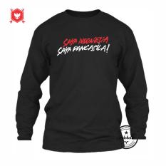 Indoholic Apparel Kaos Distro Supreme Baju Pria Bandung Lengan Tangan Panjang Muslim Moslem Premium Lebaran Murah Keren Wanita Anime - Hitam