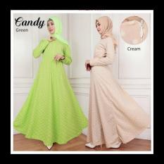 IndonesiaHeritage PROMO SALE Baju Kondangan Muslimah Free Pashmina - Gamis Syari Pesta Busui Murah - Polkadot - Fashion Busana Muslim Terbaru