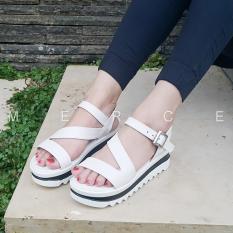 Isabel - Sepatu Sandal Wanita ALLYSON Wedges - Putih