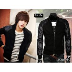 Jaket Ariel BaseBall Nigth Balck Kombinasi