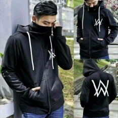 Jaket ninja alan walker keren pria - Black - Hitam