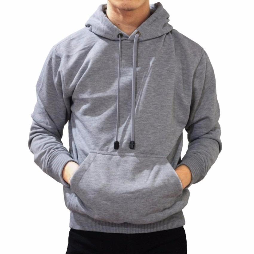Jaket Pria Murah Jumper Hoodie Kasual Cotton Fleece