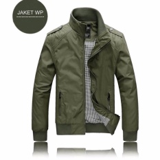 Jaket Wp Hijau Army Polos All Club Bola Pria Keren Bagus Anti Air