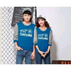 JC - Kaos Couple Sunshine LP Model Terbaru / Tshit Couple / Baju Pasangan / Kaos Murah / kaos Lengan Panjang