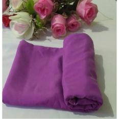 Jilbab syar'i segiempat polos 150x150 cm purple
