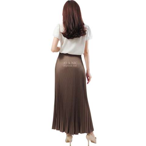 JO & NIC Pleated Long Skirts - Rok Panjang Lipit Fit to XL - Milo 2