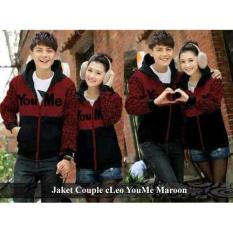 Jual Couple Jaket - Jaket Couple Online - Jaket Couple Cleo YouMe maroon