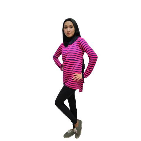 Just Mom Tanaya Baju Menyusui Lengan Panjang ? Pink 1