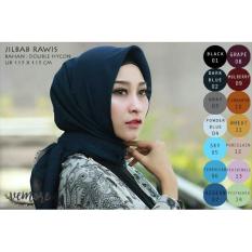 kado unik-- Jilbab rawis bhn double hycon 115x115 cm