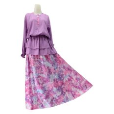 Kampung Souvenir - Gamis Peplum Adni - Soft Purple 2