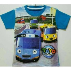 kaos anak tayo size 6 ld 35cm