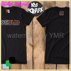 Kaos Cotton Distro TSHIRT KASKUS WARNA HITAM POLYFLEX Klik Beli