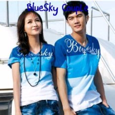 Kaos Couple Murah Baju Pasangan Keren Bluesky Couple