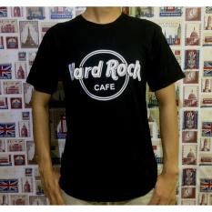 Kaos Distro T-Shirt Distro Fashion 100% Soft Cotton Combed 30s Kaos Pria Kaos Fashion Baju Distro T - Shirt Gambar hard rock Kartun Marvel Sablon Plastisol Atasan Pria Wanita Katun Simple Keren Cowo Cewe Pakaian Distro - Kaos Hitam