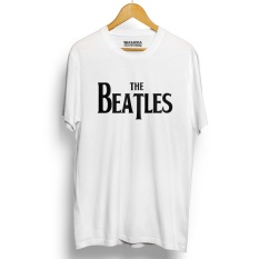 Kaos Distro The Beatles - T-Shirt - Putih