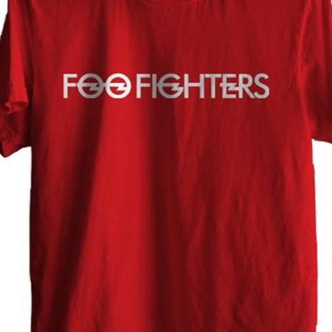 Kaos Premium KaosAjalah KAP / Baju Distro / Tshirt Casual Pria Wanita / Fashion Atasan / Kaos Musik Foo FIghter / Kaos Musik 008 1