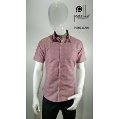 Kemeja Fashion Pria Slim Fit Postillo P087-6-SS