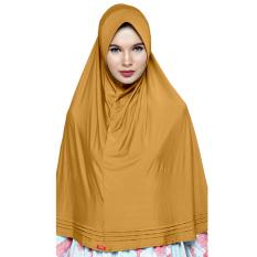 Kerudung Zoya - Bergo Lucy warna Gold