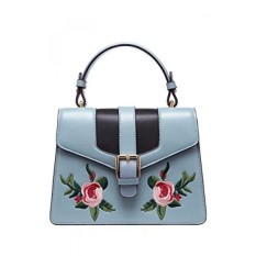 LAFESTIN Womens Crossbody Handbags Retro Bordir Shoulder Bag Kulit-Intl