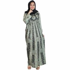 Longdres Batik, Daster Muslim, Pakaian Sehari-hari Wanita, Leher Kancing, Bumil, Busui (LPT001-22)