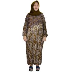 Longdres Jumbo Batik, Daster Lengan Panjang Jumbo, Baju Tidur, Piyama, Kancing, Daster Bumil, Busui (LPT003-09)