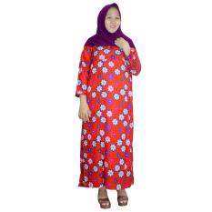 Longdres Jumbo Batik, Daster Lengan Panjang Jumbo, Baju Tidur, Piyama, Kancing, Daster Bumil, Busui (LPT003-24)