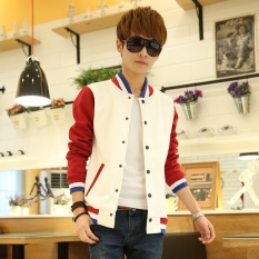Pria sweater Anak Muda Coat Jaket Slim Sport Cardigan Mantel-Intl