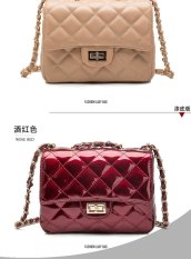 Mungkin Sky Tas Wanita Fashion Tas Di Eropa dan Bahu Tunggal Nya Bump Warna Candy Bag Lady Tas Kecil Merah MSAAJZ (Warna: Seperti Gambar Pertama)-Intl