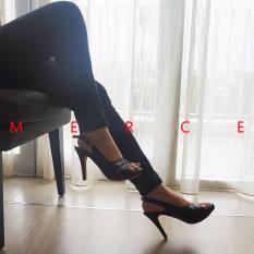 Isabel - Sepatu Wanita Hak Tinggi BRENDA Heels - Hitam