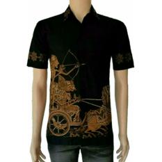 Model Kemeja Batik Pria Kemeja Batik Pekalongan Kemeja Batik Modern Motif Arjuna Coklat