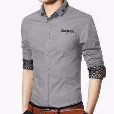 mokokomo kemeja pria Irfan - Grey