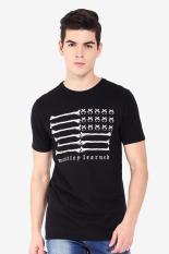 MOUTLEY Pakaian Atasan Kasual Kaos T-Shirt Pria Men Tshirt Black Diskon discount murah bazaar baju celana fashion brand branded