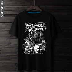 My Chemical Romance Walter kimia romantis rock'n'roll Band lengan pendek baju kaos MCR Model pria Atasan
