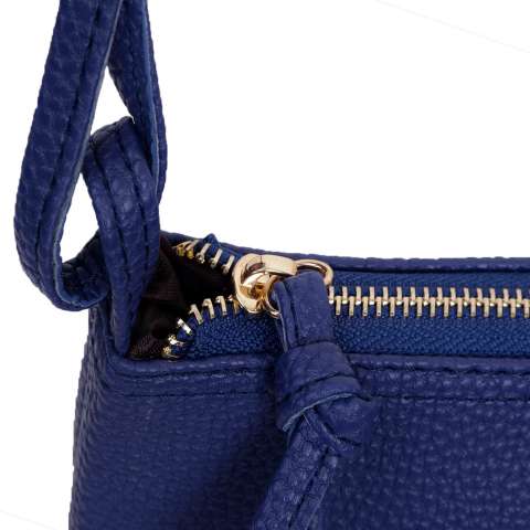 Naomi PU Leather Crossbody Bag Free Mini Pouch / Tas Selempang Wanita - Navy