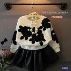 NCR - Baju Setelan Rok Anak / Set Bunga Htm