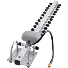 Jaringan RP-SMA Perempuan 2.4 GHz 20Dbi Yagi Antena WiFi WLAN Nirkabel