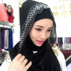Gaya Baru Muslem Yang Sorban Jilbab Panas untuk Bor Panjang Handuk Sifon Handuk Mosslem Orang Tumbuh Gaya sarung Kepala Arab Syal-Internasional