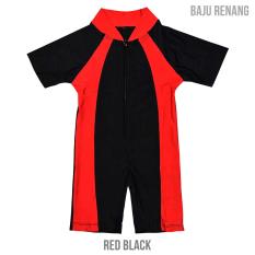 Nice Baby Baju Renang Bayi Red Black Uk XL