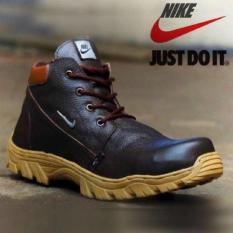 NIKE SAFETY SHOES BOOTS SEPATU KULIT ASLI UJUNG BESI / FREE KAOS KAKI