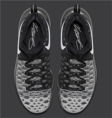 Oreo Men's OFFICIAL Comfortable The 2017 NBA World Champions Sneakers Basketball Shoe GSW #35 Kevin Durant KD 9 EP Zoom (Grey)